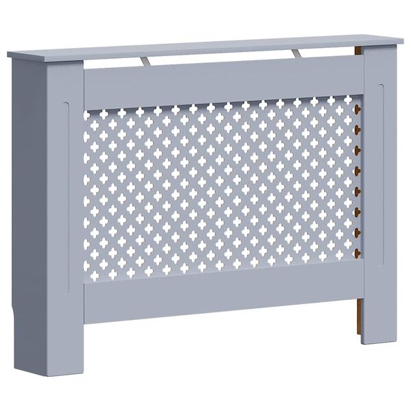 vidaXL Radiator Cover Anthracite 112x19x81.5 cm MDF