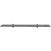 vidaXL Floating Shelves 2 pcs Glass 70x10 cm 8 mm