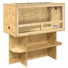 vidaXL Terrarium Brown 100 x 50 x 100 cm OSB