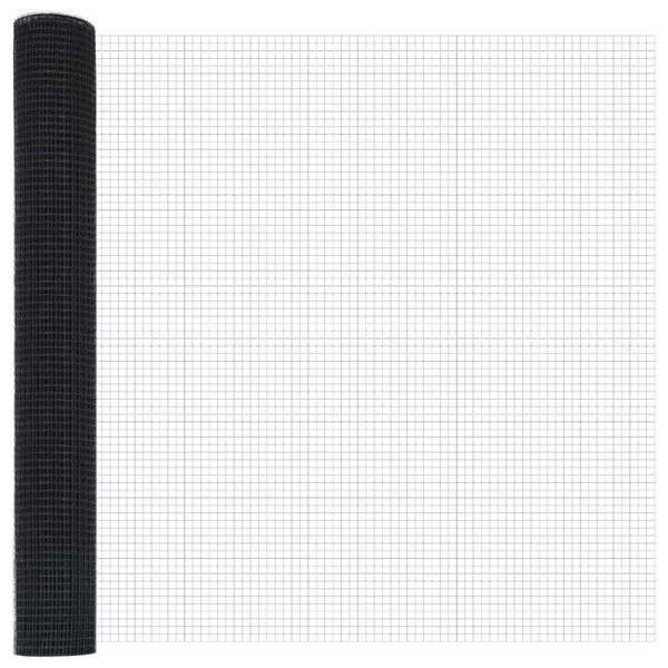 vidaXL Welded Wire Fence Grey 1.4 x 50 m Steel