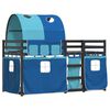 vidaXL Bunk Bed without Mattress Blue 90x200 cm Solid Wood Pine