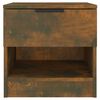 vidaXL Bedside Cabinets 2 pcs Smoked Oak Engineered Wood