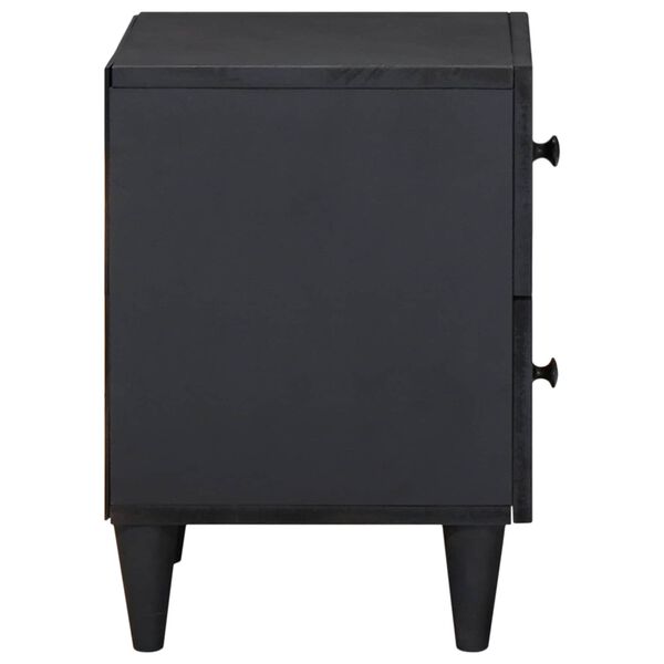 vidaXL Bedside Table Brown 40 x 33.5 x 46 cm Solid Mango Wood