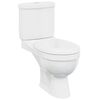 vidaXL Toilet With Cistern White