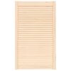 vidaXL Louvred doors with Door Natural 99.3 x 59.4 cm Solid Pine Wood