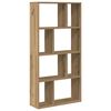 vidaXL Bookcase Artisian Oak 60x20x120.5 cm Engineered Wood