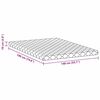 vidaXL Mattress with Coconut Layer White 190 x 140 cm PU Foam
