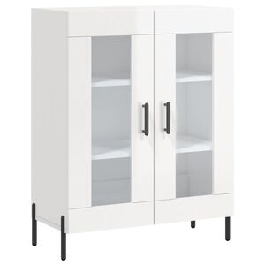 vidaXL Sideboard High Gloss White 69.5x34x90 cm Engineered Wood