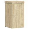 vidaXL Plant Stands 2 pcs Sonoma Oak 10x10x18 cm Engineered Wood