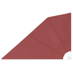 vidaXL Collapsible Balcony Side Awning Terracotta 160x240 cm