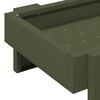 vidaXL Chicken Feeding Trough Olive Green 80 x 28 x 13.5 cm