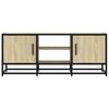 vidaXL TV Cabinet Sonoma Oak 100x35x41 cm Engineered Wood and Metal