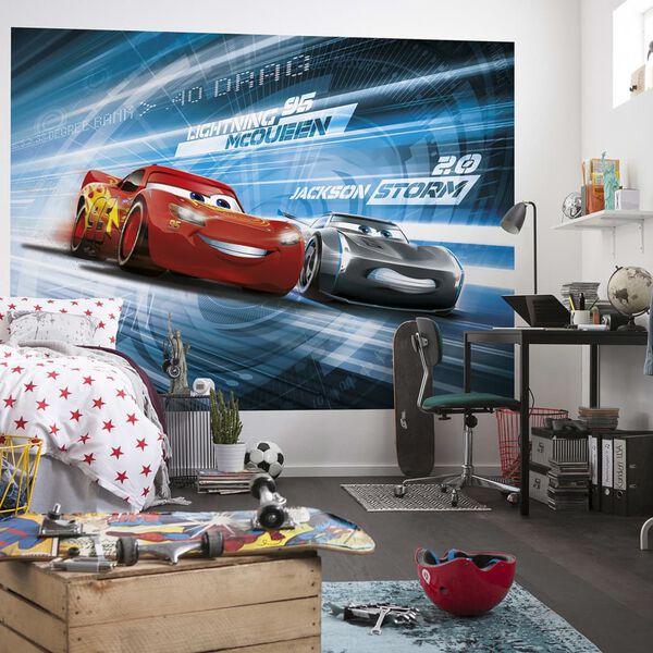 Komar Photo Mural Cars Simulation 184x254 cm Red