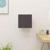 vidaXL Wall Mounted TV Cabinet High Gloss Grey 30.5x30x30 cm