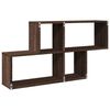 vidaXL Wall Shelf Brown Oak 100x20x53 cm Engineered Wood