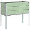 vidaXL Planter Pastel Green 100 x 45 x 90 cm Galvanised Steel