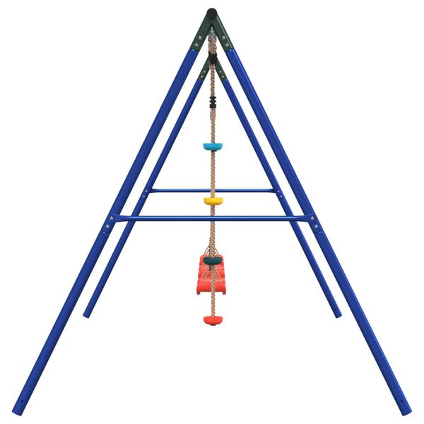 vidaXL Outdoor Swing Set with Swings and Disc Swing