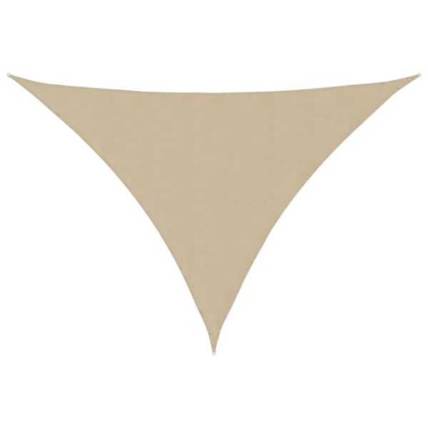 vidaXL Sunshade Sail Oxford Fabric Triangular 3x4x5 m Beige