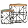 vidaXL Coffee Table | Set of 2 | Multicolour, Black
