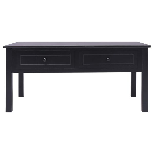 vidaXL Coffee Table Black 100x50x45 cm Wood