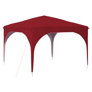 vidaXL Pop-up Party Tent 290 x 290 x 245 cm Burgundy