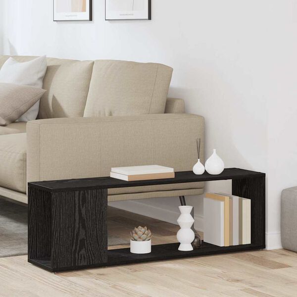 vidaXL TV Cabinet Set Black 100 x 24 x 63 cm Engineered Wood