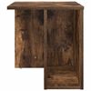 vidaXL End Table Smoked Oak 37 x 32 x 40 cm Engineered Wood