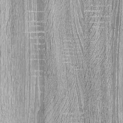 vidaXL Highboard Grey Sonoma 70x34x180 cm Engineered Wood