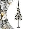 vidaXL Christmas Tree with 150 LEDs White 120 cm PE and Steel