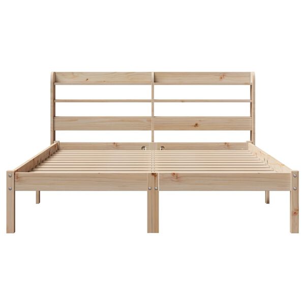 vidaXL Bed Frame without Mattress 120x200 cm Solid Wood Pine
