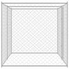 vidaXL Dog Cage Silver 400 x 200 x 256 cm Galvanised Steel