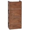 vidaXL Rack Brown 24 x 13 x 54 cm Solid Mahogany Wood