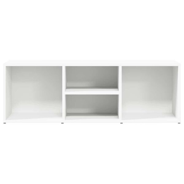 vidaXL Shoe Storage Bench White 105x35x35 cm Engineered Wood
