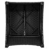 vidaXL Recliner Chair Black 56 x 66 x 95cm Poly Rattan