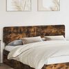 vidaXL Headboard Smoked Oak 200 cm Engineered wood
