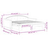 vidaXL Daybed with Trundle and Mattresses Light Grey 90x190 cm Fabric