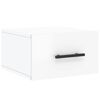 vidaXL Wall-mounted Bedside Cabinets 2 pcs High Gloss White 35x35x20 cm