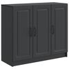 vidaXL Sideboard Black 89 x 34.5 x 77 cm Engineered Wood