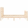 vidaXL Bed Frame without Mattress 140x200 cm Solid Wood Pine