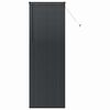 vidaXL Venetian Blinds Black 220 x 75 cm Aluminium