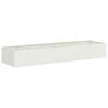 vidaXL Planter White 280x80x40 cm Steel