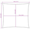 vidaXL Sunshade Sail Oxford Fabric Rectangular 2.5x3 m Orange