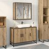 vidaXL Bathroom Furniture Set 2 pcs Artisan oak Engineered wood