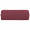 vidaXL Bolster Pillows 2 pcs Wine Red Ø 15 x 40 cm Fabric