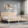 vidaXL Bed Frame without Mattress 200x200 cm Solid Wood Pine