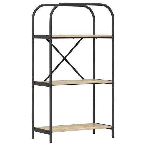 vidaXL Bookshelf Sonoma Oak 60 x 30 x 109 cm Engineered wood