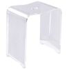 RIDDER Bathroom Stool "Trendy" Transparent