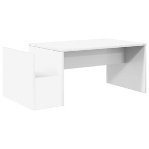 vidaXL Coffee Table White 90 x 45 x 35 cm Engineered Wood