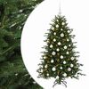 vidaXL Artificial Christmas Tree with Bauble 150 cm 150 LEDs