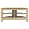 vidaXL Corner TV Cabinet Sonoma Oak 102 x 40.5 x 45 cm Engineered Wood